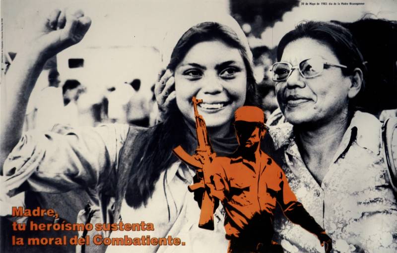 1983, Tag der nicaraguanischen Mutter. Mutter, dein Heldentum trägt die Moral unserer Kämpfer.