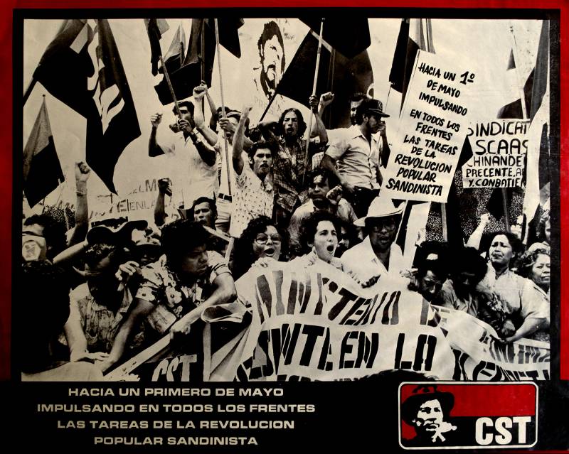 1984, ATC, Wir kämpfen für den Frieden und bauen das neue Nicaragua auf.