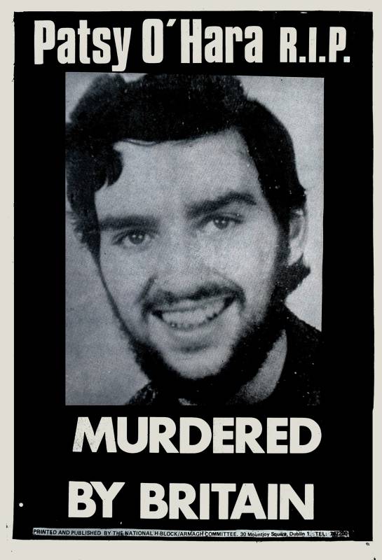 1981, IRA, Patsy O’Hara, Hungerstreik-Toter.