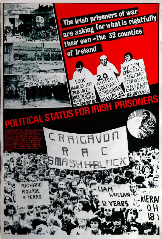 80er, Politischer Status für irische Gefangene.
