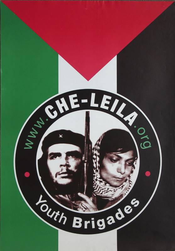 2000er, Belgien, PVDA-Jugend, junge Brigaden. Che und Leila Khaled.