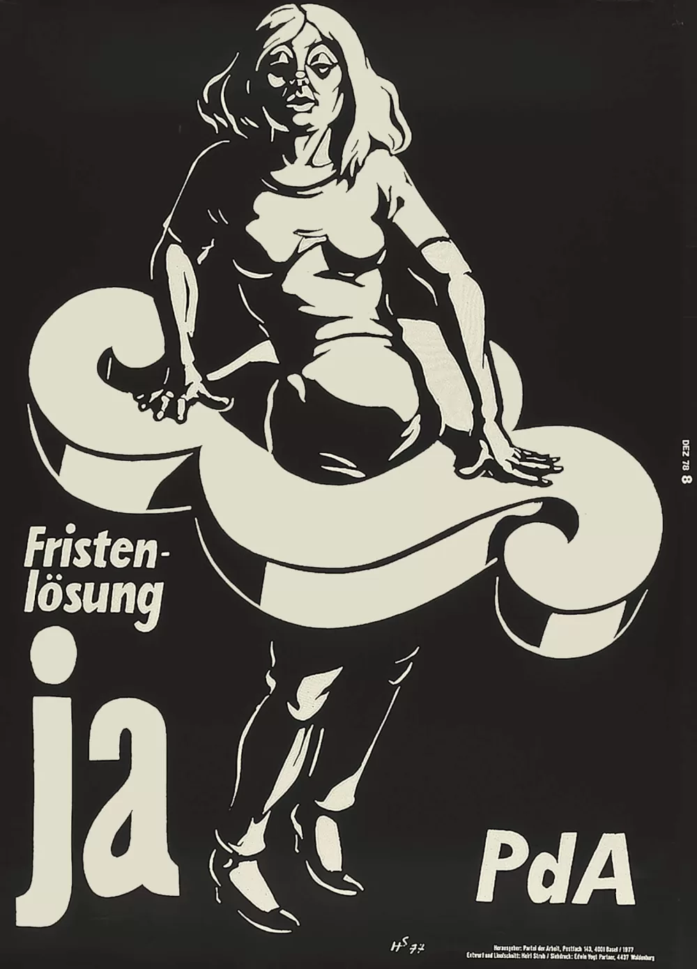 1977, Heiri Strub, PdA, Fristenlösung ja.