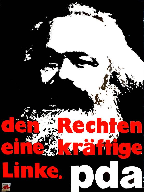 1974, PdA, den Rechten eine kräftige Linke, PdA.