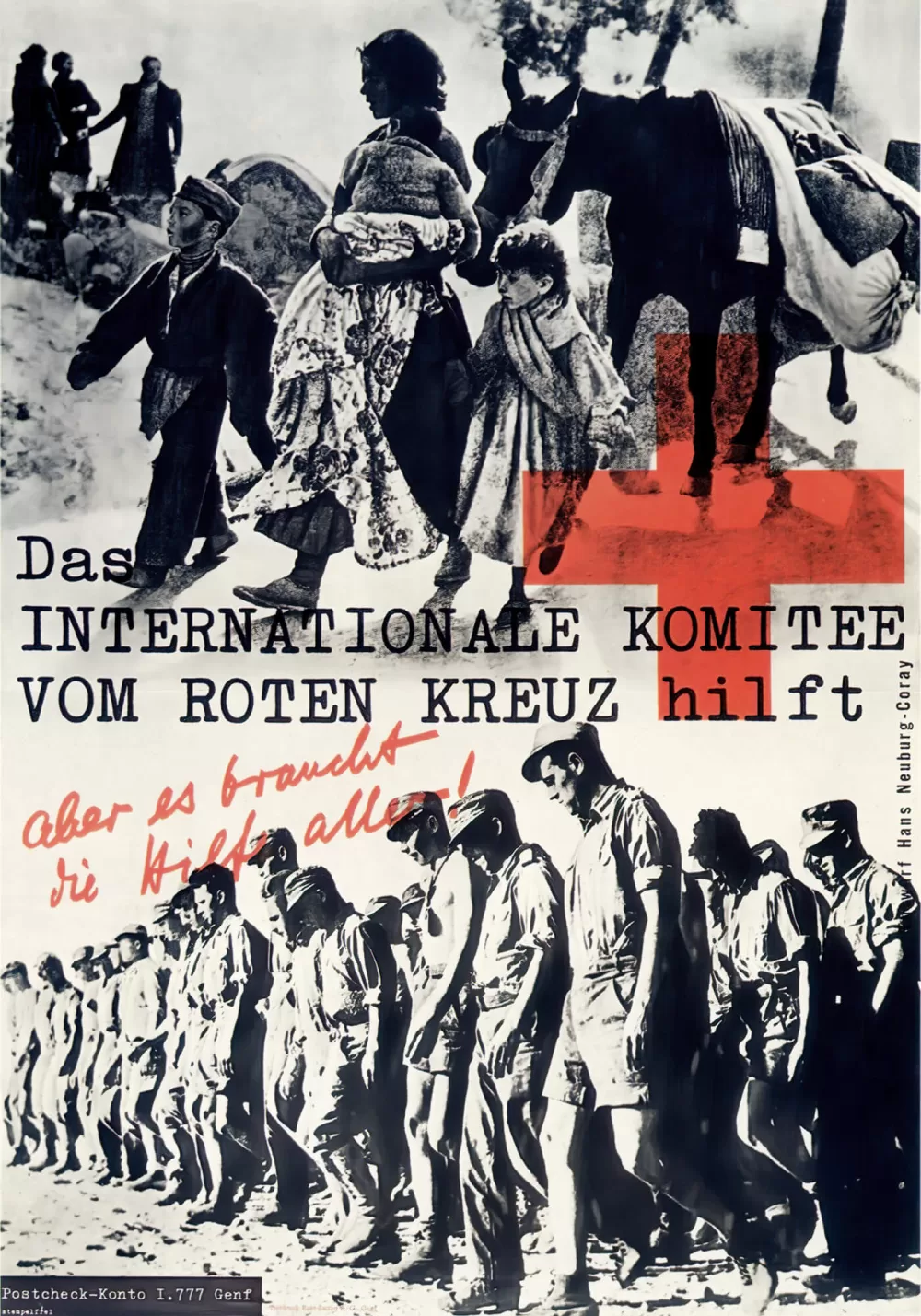 1944, Hans Neuburg. Das internationale Rote Kreuz.