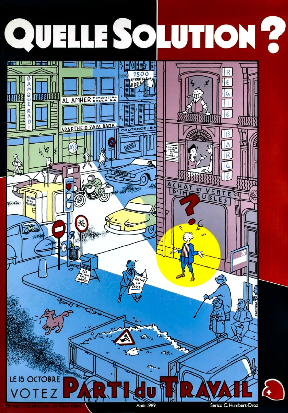 1989, Excoffier, Welche Lösung? Parti du Travail Genf
