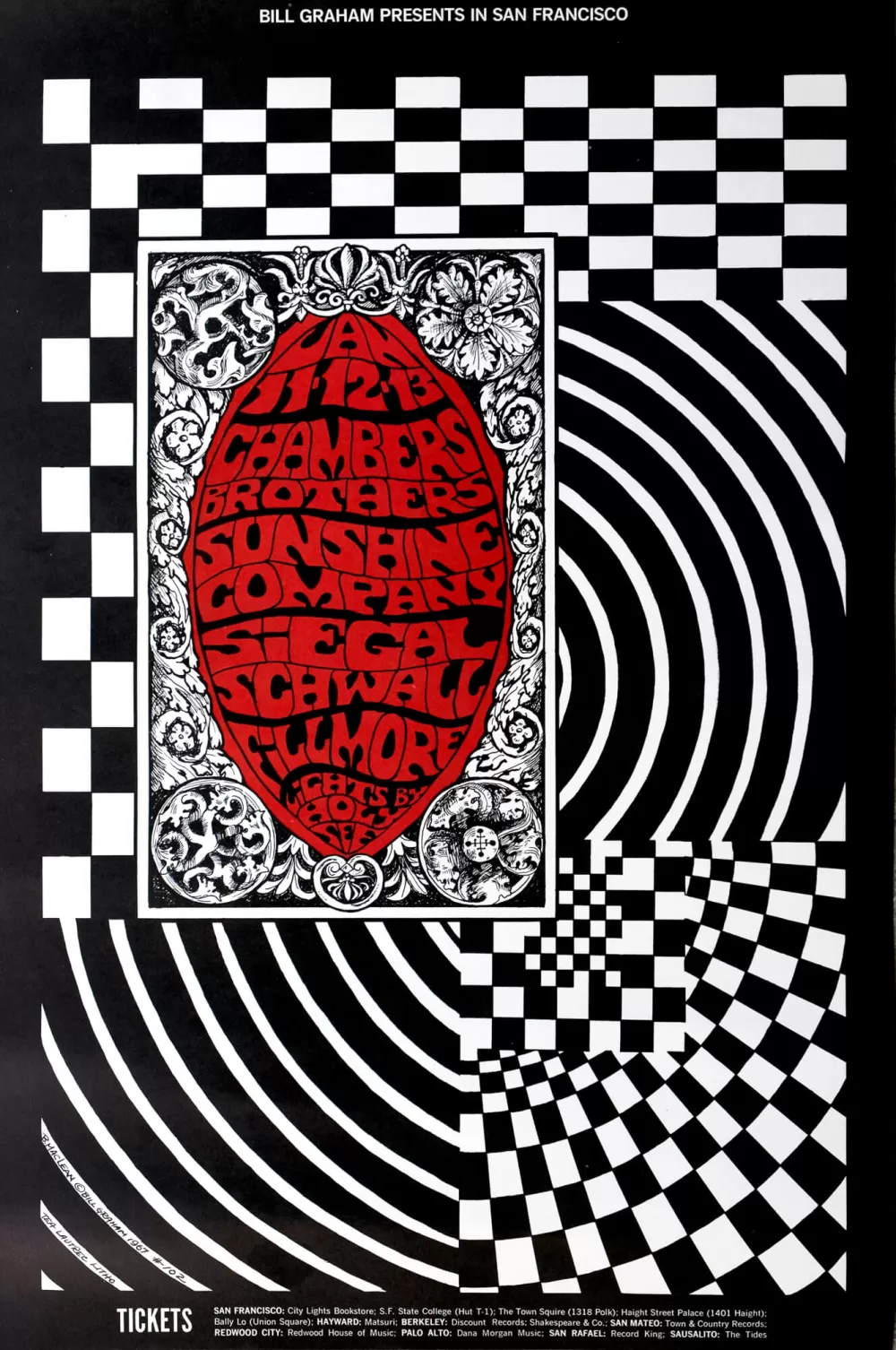 1967, Fillmore, Bonnie McLean, Chambers Brothers