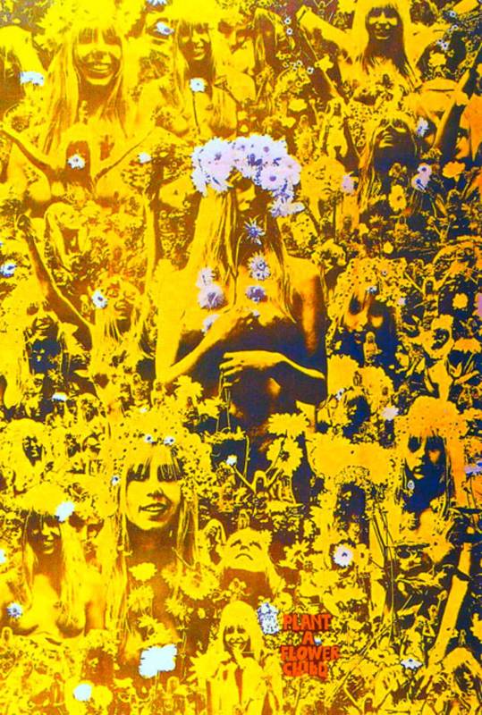 1967, Martin Sharp, Plant a Flower Child.