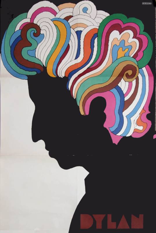 1966, Milton Glaser, Bob Dylan.