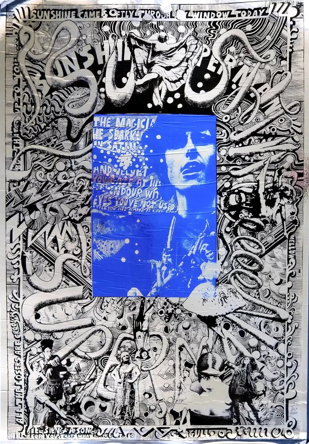 1967, Martin Sharp, Sunshine Superman Donovan.