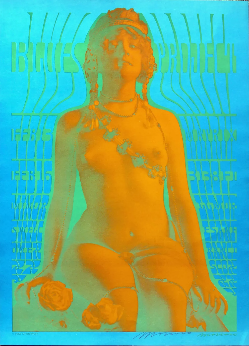 1967, Victor Moscoso, Blues Project at Matrix.