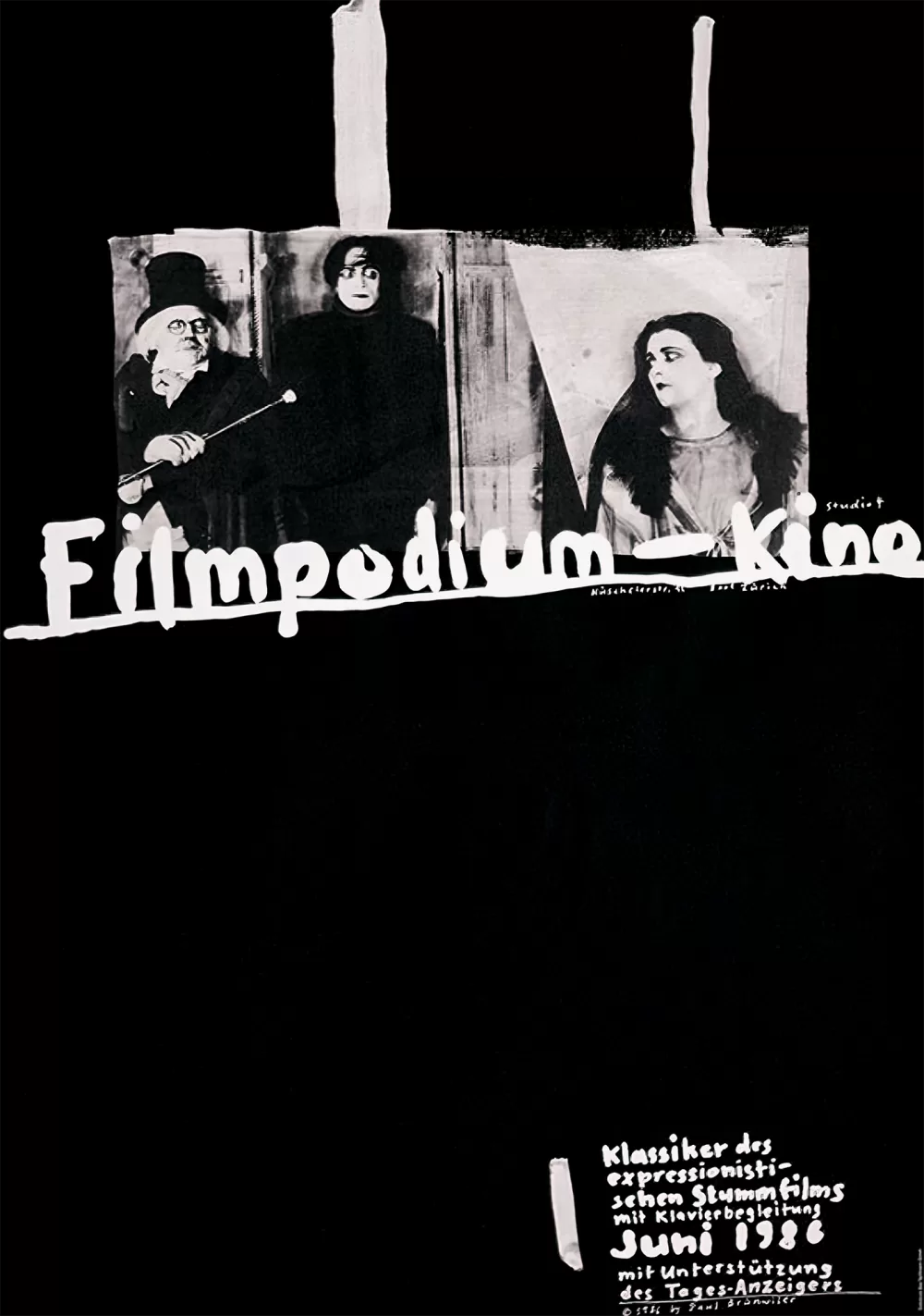 1986, Paul Brühwiler, Filmpodium, Stummfilme