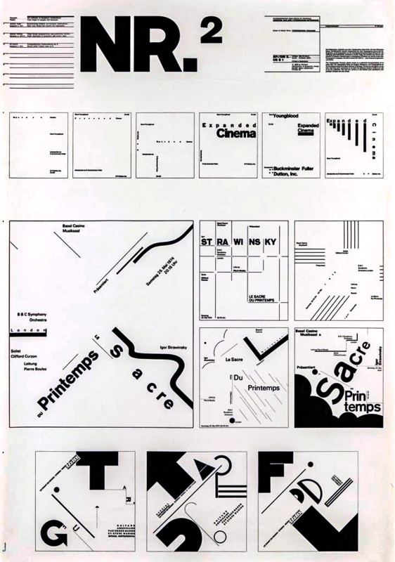 1974, Wolfgang Weingart, Typografie