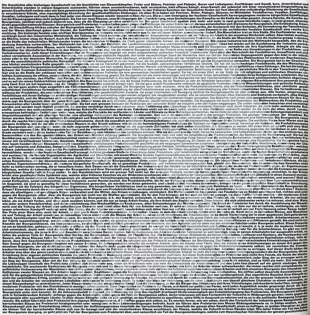 1975, Hans-Rudolf Lutz, Marx, das kommunistische Manifest