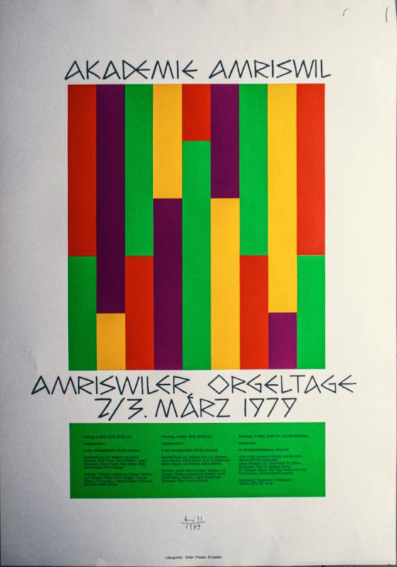 1979, Max Bill, Akademie Amriswil