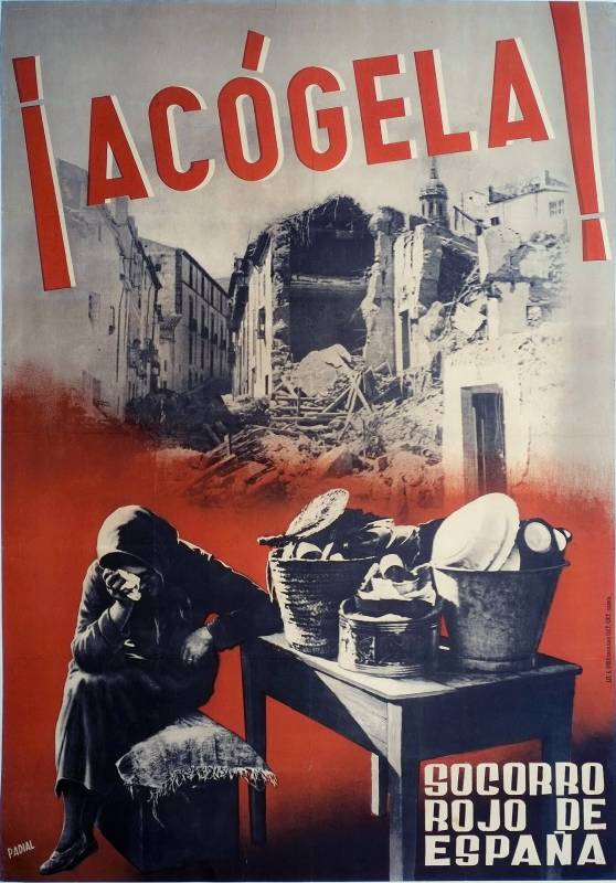 1938, Rotes Kreuz von Spanien, Padial, Willkommen