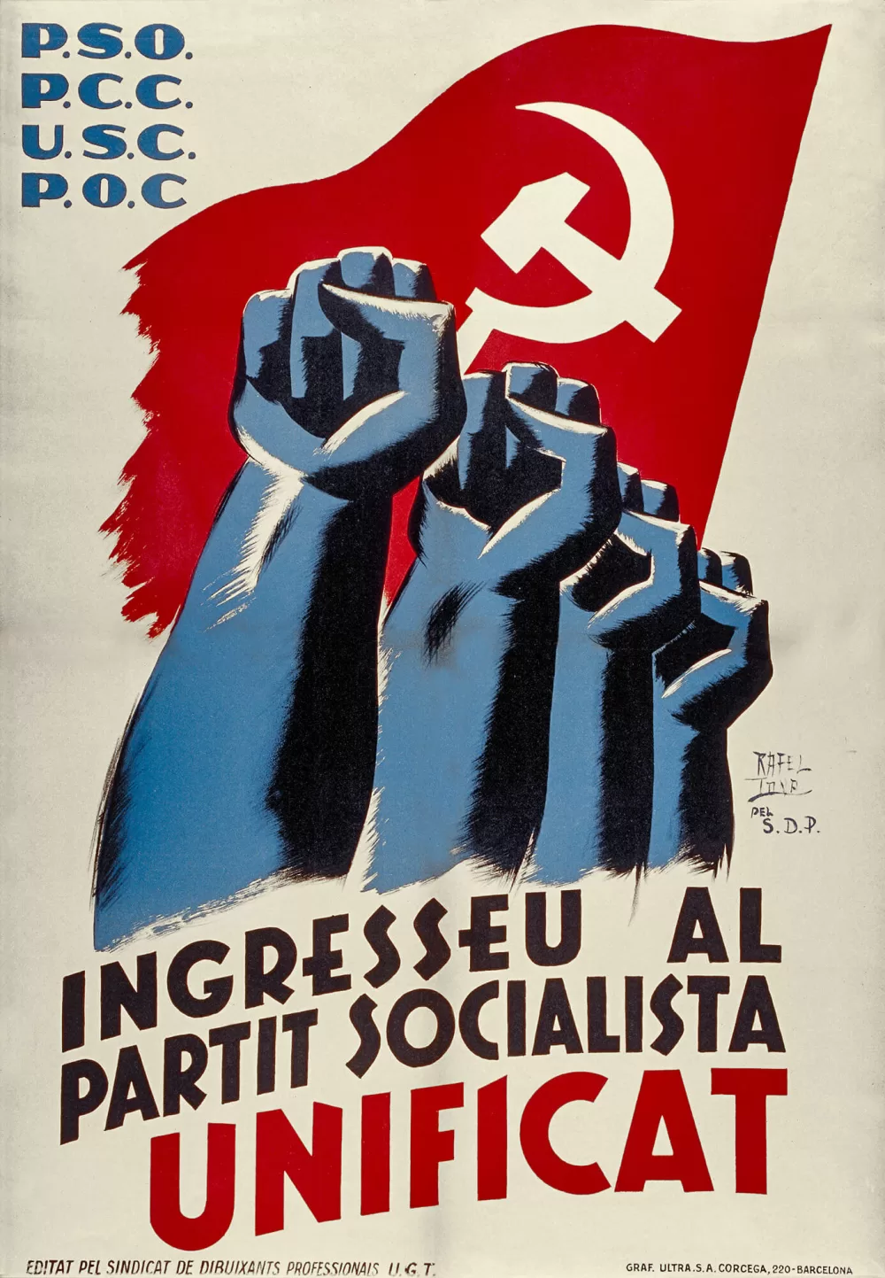 1936, Rafael Tona, Tretet der Vereinigten Sozialistischen Partei bei