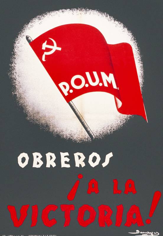 1937, P.O.U.M, Benages, Arbeiter zum Sieg.