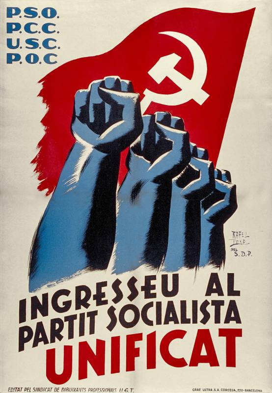 1936, Rafael Tona, Tretet der Vereinigten Sozialistischen Partei bei