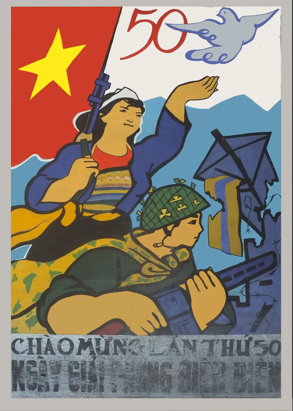 50 Jahre, Jahrestag der Befreiung von Dien Bien Phu.