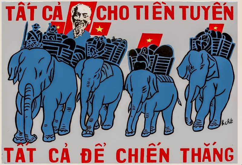Lê Huy Toàn (h. Chât), alle an die front – alle für den Sieg.