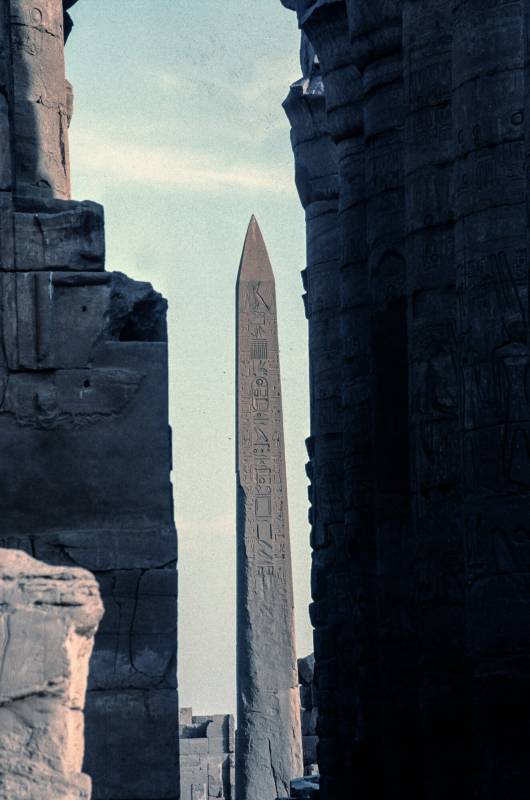 1994, Obelisken in Ägypten waren die Verbindung zum Sonnenkult.