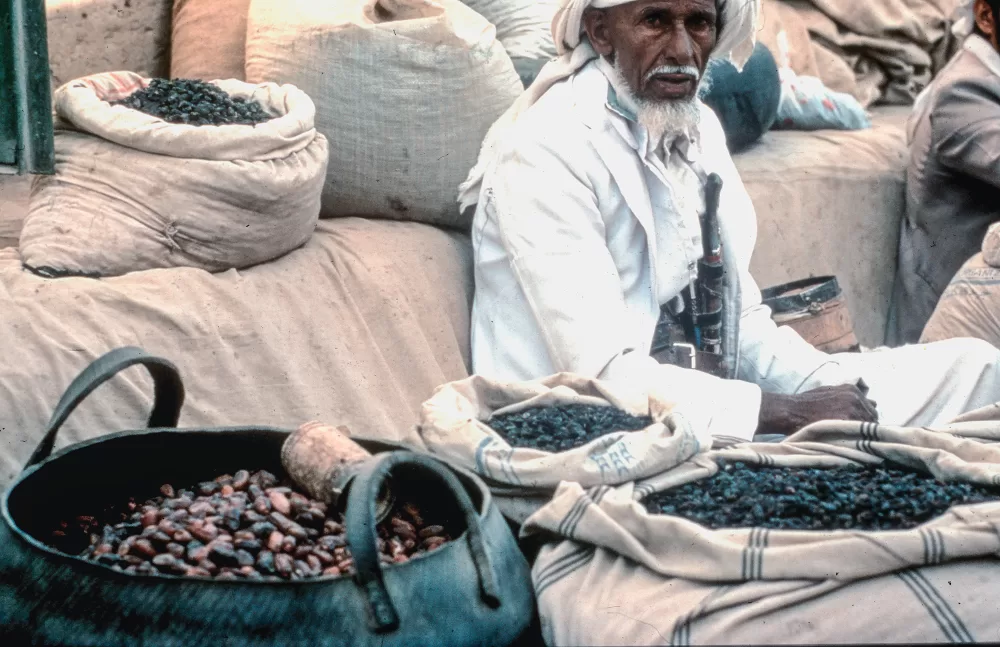 1994, auf dem Markt in Kairo.