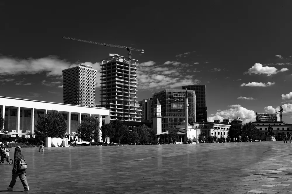 2022, Tirana, Skanderbergplatz.