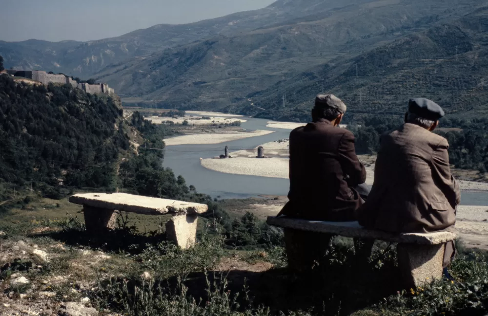 1987, Stilleben in Mittelalbanien.