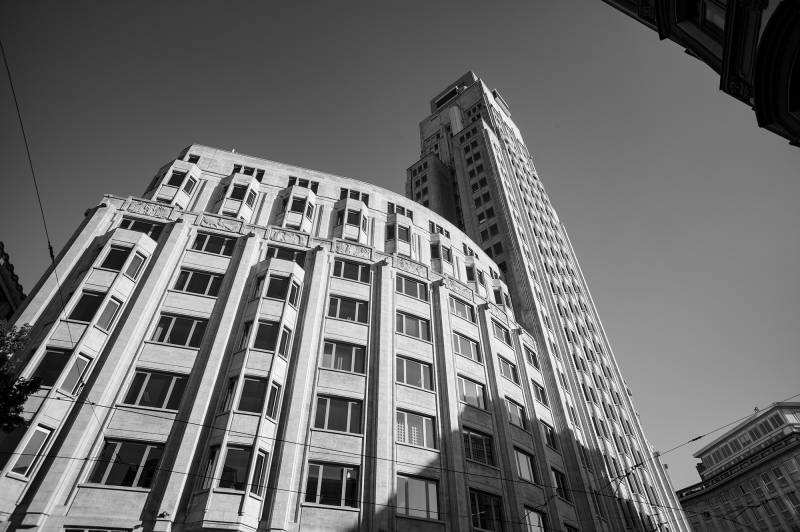 2016, Antwerpen, das schöne Art-Deco-Gebäude Boerentoren. Gebaut zwischen 1929 und 1932.
