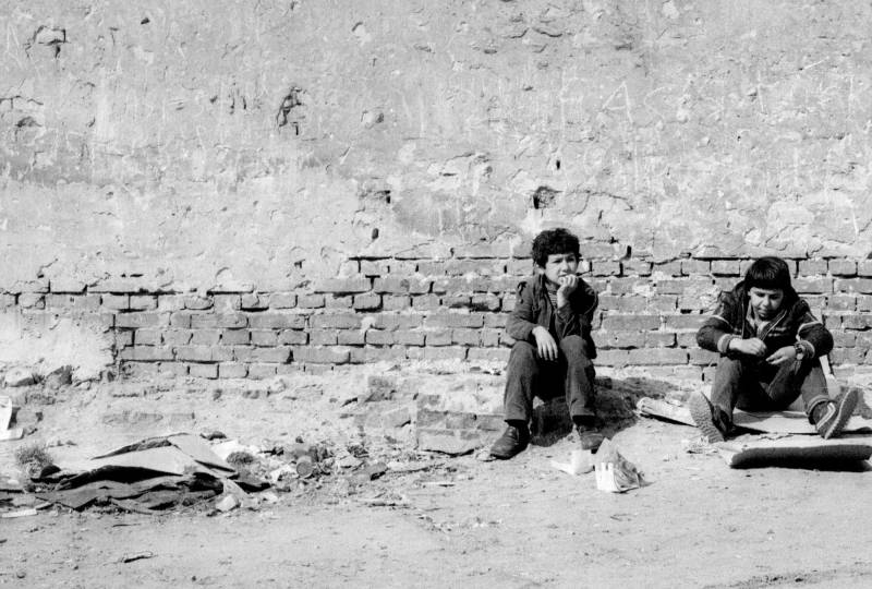 Berlin, 1977, Kinder in Kreuzberg.