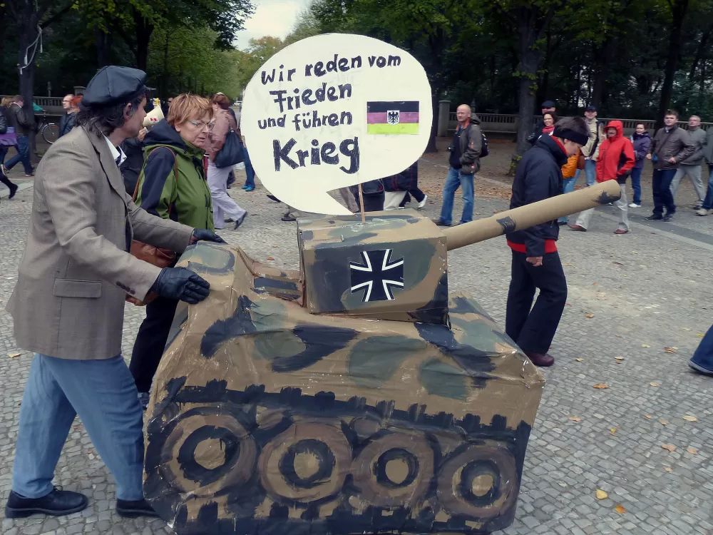 Berlin, Demonstration für den Frieden.