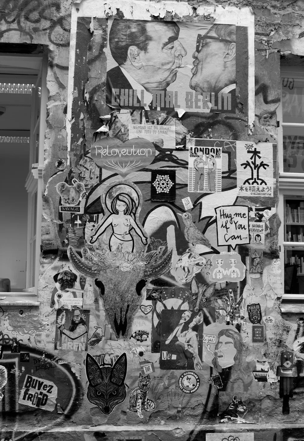 Berlin, Graffiti-Malerei.