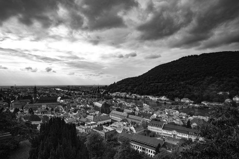 2016, Blick auf Heidelberg.