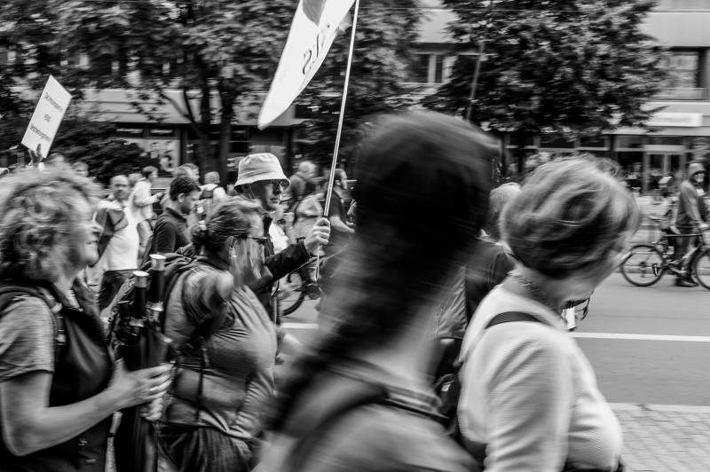 Berlin, Anti-Corona-Demonstration.