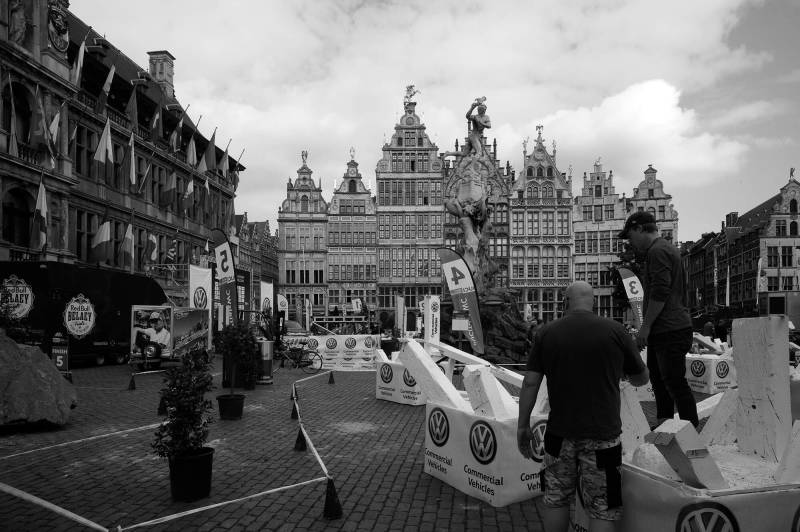2016, Grote Markt in Antwerpen.