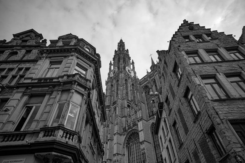 2016, Antwerpen, Die Liebfrauenkathedrale (niederländisch Onze-Lieve-Vrouwekathedraal) ist die Domkirche des Bistums.