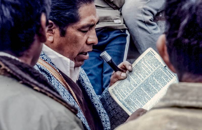 1988, evangelistischer Prediger in La Paz.