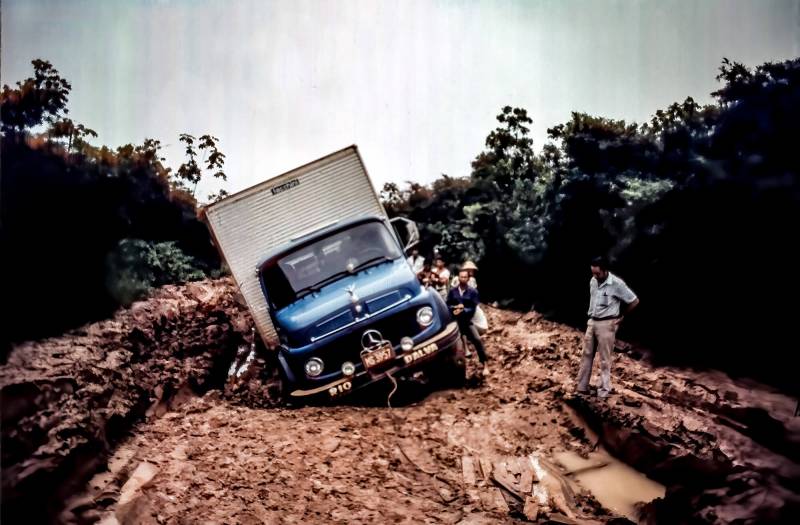 1984, Fahrt von Guajará-Mirim nach Porto Velho.