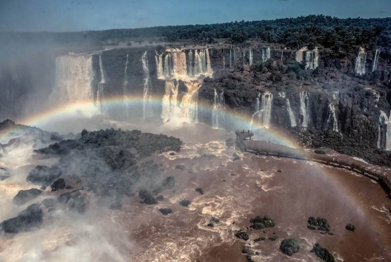1984, Voz de de Iguazú. Die Iguazu-Wasserfälle sind eines der 7 Naturwunder der Welt.