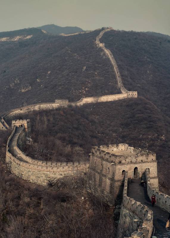 2016, die Chinesische Mauer ist eine Schutzanlage zur Grenzsicherung, die während der Ming-Dynastie im Norden Chinas errichtet wurde.