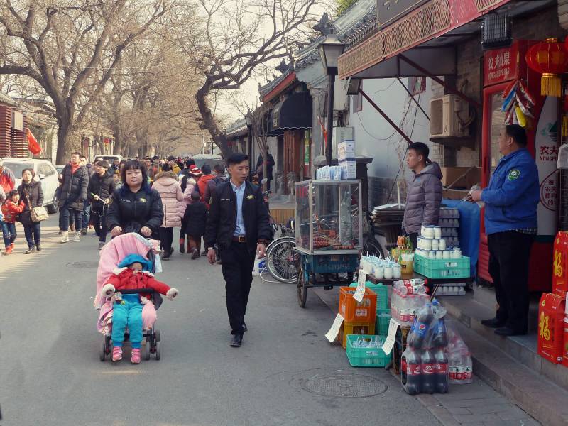 2016, Strassenszene in Beijing.