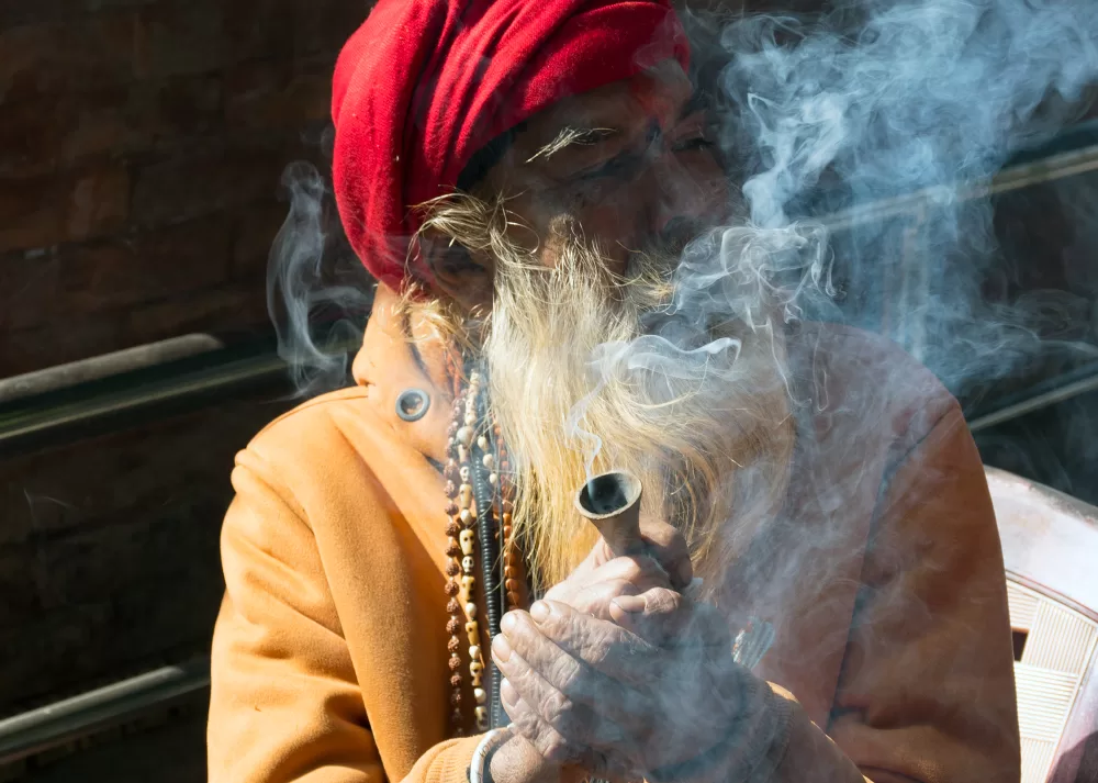 2024, Nepal, Hindu-Eremit.