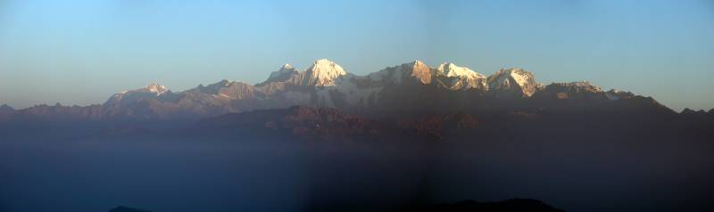 2024, Nepal, Chandragiri Hills Resort, Himalaya-Gebirge.