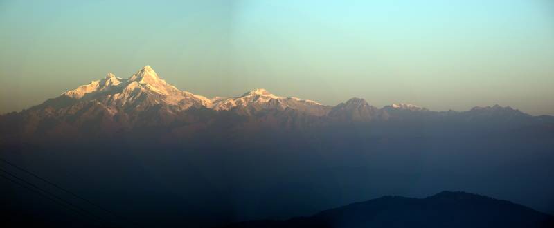 2024, Nepal, Chandragiri Hills Resort, Himalaya-Gebirge.