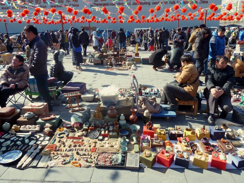 2016, Flohmarkt in Beijing.