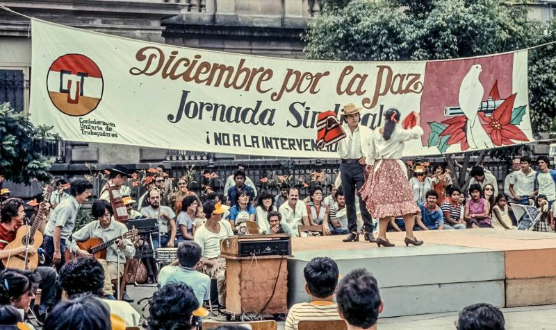 1983, San José, Friedensfest.