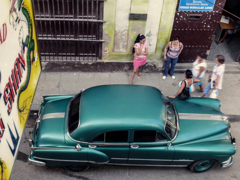 2011, Havanna, Oldtimer im «Bario Chino».