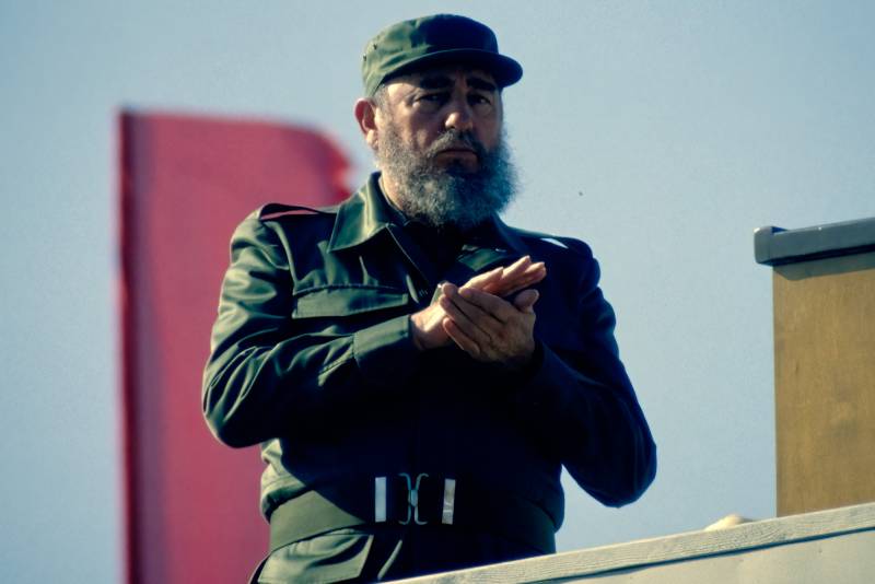 1990, 1.-Mai-Demonstration, Fidel Castro