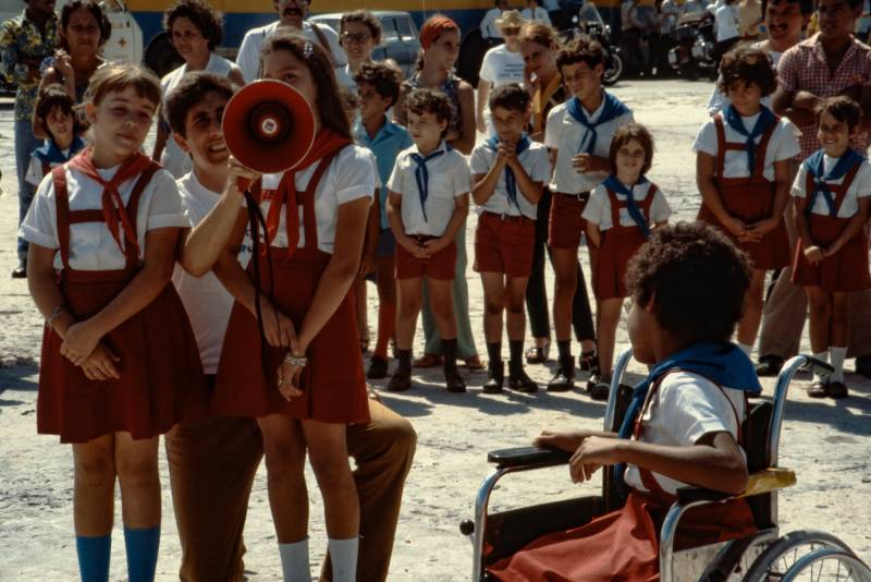 1979, Pioniere am Malecon.