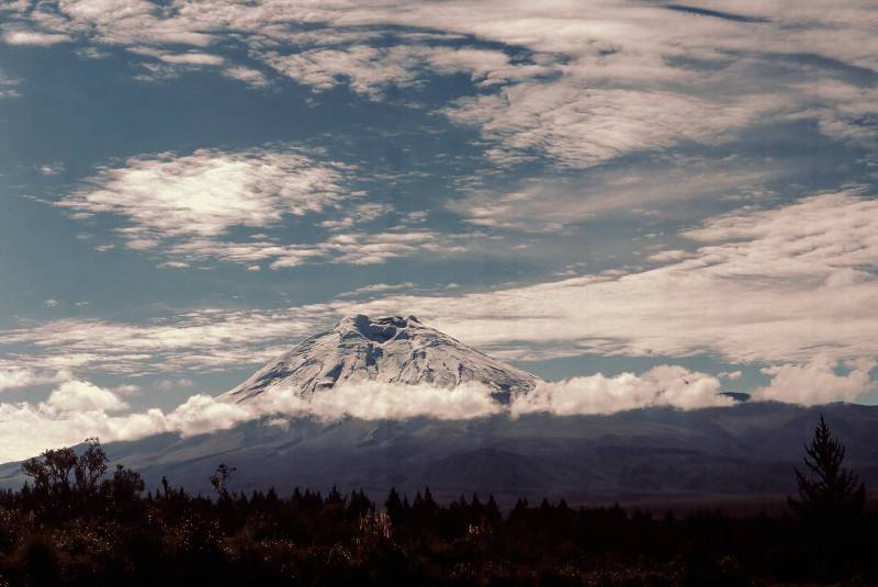 1986, der Name Cotopaxi bedeutet «Hals des Mondes».